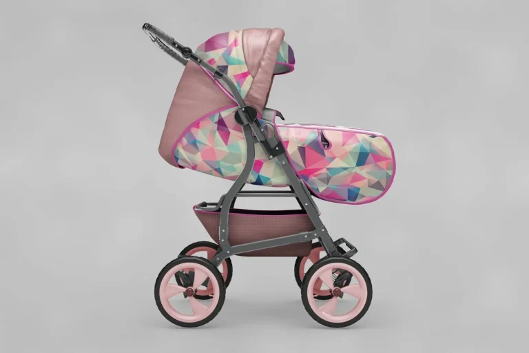 Pink Baby Stroller (2)